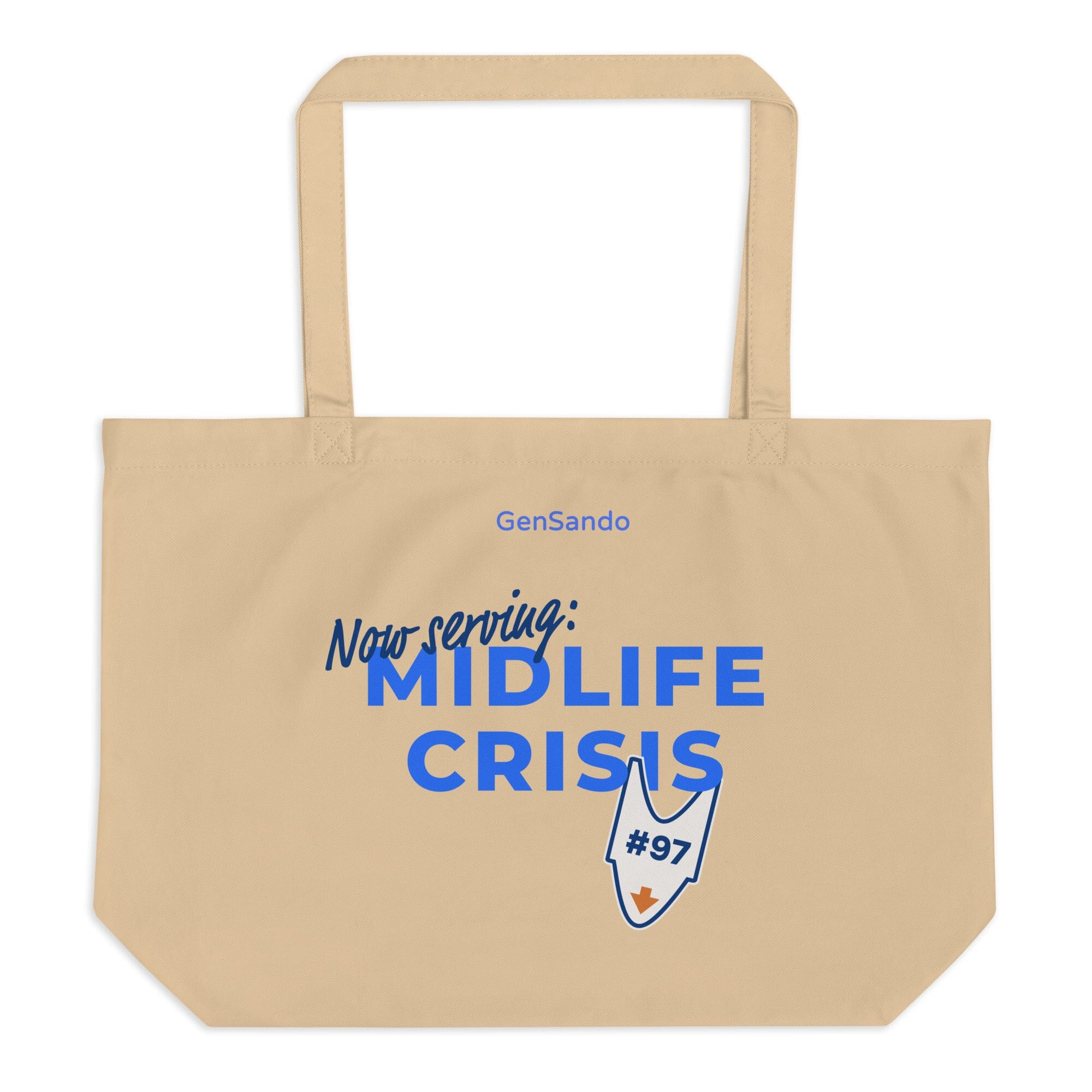Now Serving Midlife Crisis – Eco Tote Bag Tote GenSando 