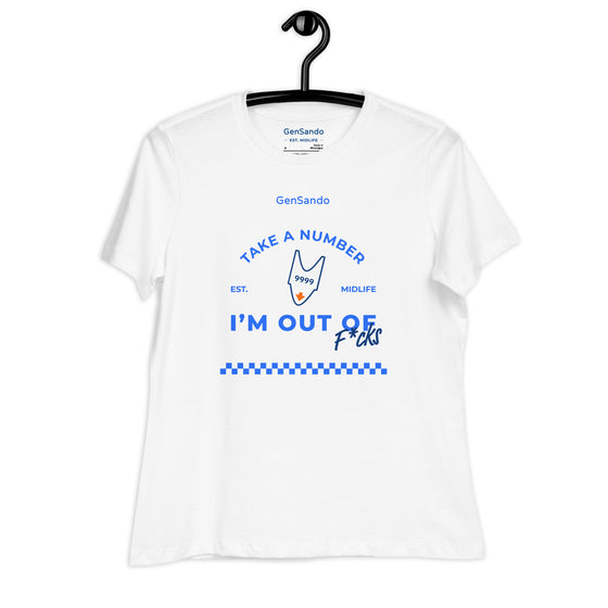 No F*cks – Women's Relaxed T-Shirt